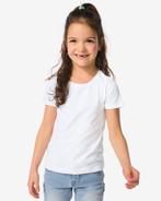 HEMA Kinder t-shirts biologisch katoen - 2 stuks wit, Verzenden, Nieuw