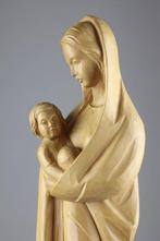 Val Gardena - Snijwerk, Wondermooie Maria met Kind - 45 cm -