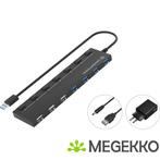 Conceptronic HUBBIES09BP interface hub USB 3.2 Gen 1 (3.1, Verzenden, Nieuw, Conceptronic
