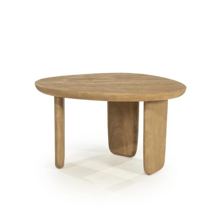 Salontafel Eleonora MAUD small Naturel *NIEUW* 96532, Huis en Inrichting, Tafels | Salontafels, 50 tot 100 cm, Overige vormen
