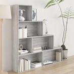 vidaXL Boekenkast 155x24x160 cm grijs sonoma eikenkleurig, Huis en Inrichting, Verzenden, 150 tot 200 cm, Nieuw, Minder dan 25 cm