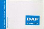 DAF service-onderhoud boek type 33 44 55 Nederlands BLANCO, Verzenden