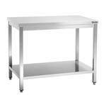 Bartscher RVS Werktafel | Bouwset | Met Bodemschap | 1200x70, Ophalen of Verzenden, Nieuw in verpakking