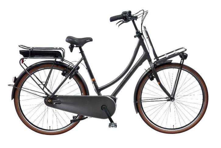 NIEUW Cortina E-bike E-U4 Solid 50cm zwart 7 versnellingen, Fietsen en Brommers, Fietsen | Dames | Omafietsen, Nieuw, 50 tot 53 cm