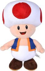 Super Mario - Toad Knuffel (50 cm) | Simba - Hobby Artikelen, Verzenden, Nieuw