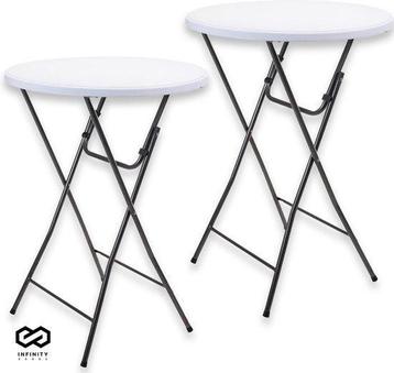 Tweedekans | Infinity Goods 2 Stevige Statafels - Partytafel beschikbaar voor biedingen