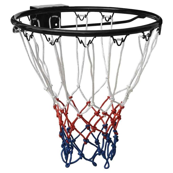 vidaXL Basketbalring 39 cm staal zwart, Sport en Fitness, Basketbal, Nieuw, Verzenden