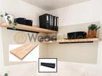 Wandplank | Massief eiken | Boom, recht, facet rand, Huis en Inrichting, Verzenden, Nieuw