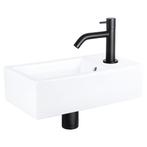 Fonteinset Differnz Force Keramiek 40x22x11.5 cm Wit Met, Ophalen of Verzenden, Nieuw, Overige typen