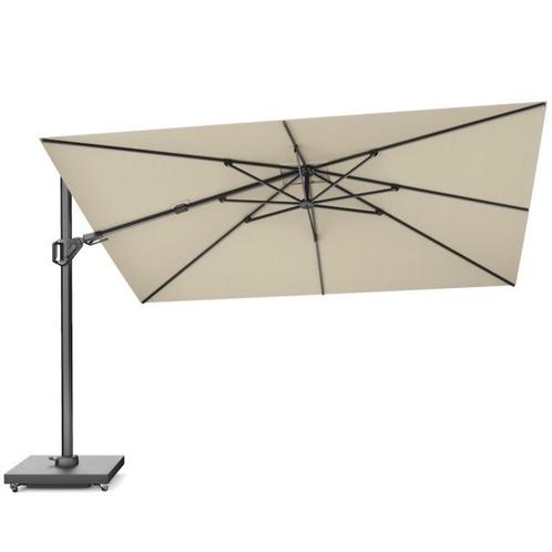 Challenger T2 premium  zweefparasol 350x260 cm champagne, Tuin en Terras, Parasols, Nieuw, Ophalen of Verzenden