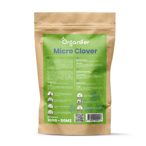 Microklaver Gazon - Zuiver klaverzaad  (100 g voor 50 m2), Tuin en Terras, Bloembollen en Zaden, Zaad, Gehele jaar, Volle zon
