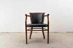 Thonet - Adolf Loos - Fauteuil - Nee. 6048 - Beuken, Leder, Antiek en Kunst