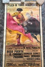 carteles taurinos - x6 Carteles taurinos - Jaren 1960, Antiek en Kunst