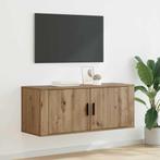 vidaXL Wandgemonteerde TV-kast Artisan Eiken 100 x 34,5 x 40, Minder dan 50 cm, Verzenden, Nieuw, Minder dan 100 cm