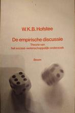 Empirische discussie - W.K.B. Hofstee - 9789060094556 - Pape, Boeken, Verzenden, Nieuw