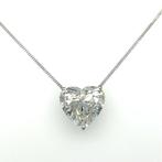 Halsketting - 14 karaat Witgoud - 5.01ct. tw. Diamant, Sieraden, Tassen en Uiterlijk, Kettingen, Nieuw