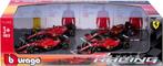 Bburago 1:43 - Modelauto - Bburago Ferrari F1 Team - Set Of, Nieuw