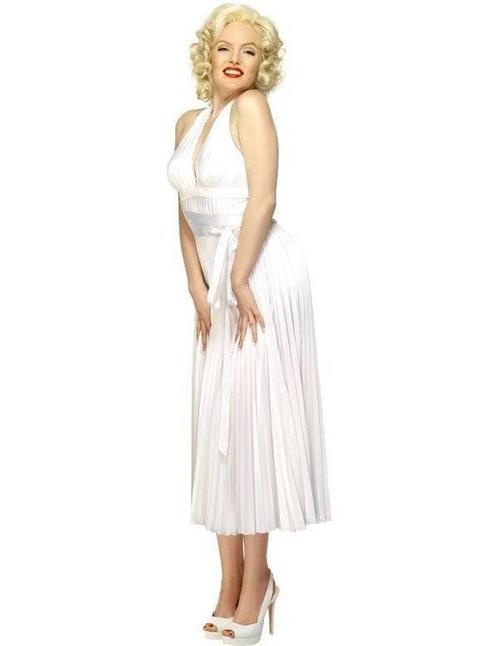 Marilyn Monroe jurk luxe, Hobby en Vrije tijd, Feestartikelen, Nieuw, Ophalen of Verzenden