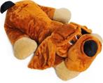 Grote knuffel hond oranje 110 cm XL, Ophalen of Verzenden, Nieuw