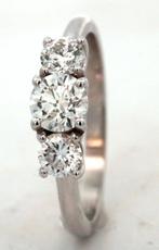 Ring - 18 karaat Witgoud - 1.01ct. tw. Diamant (Natuurlijk), Sieraden, Tassen en Uiterlijk, Ringen, Nieuw