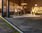 30,7 m2 zwarte Belgisch hardsteen look 80x80 rett, Ophalen, 60 cm of meer, Hardsteen, 60 cm of meer