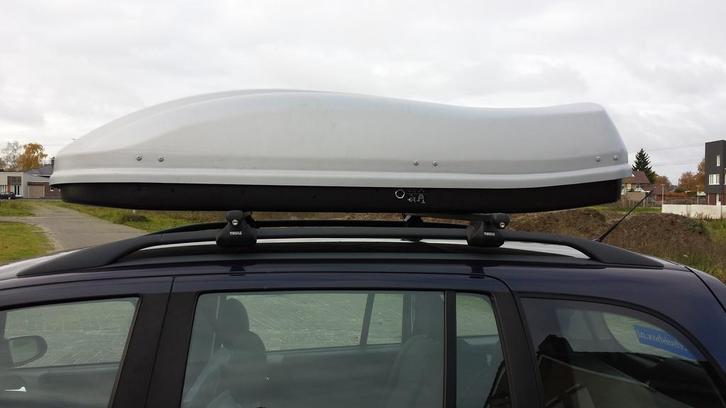 Dakkoffer / Bagage – Skikoffer TE HUUR 400 tot 550 liter, Auto diversen, Dakkoffers, Zo goed als nieuw, Ophalen