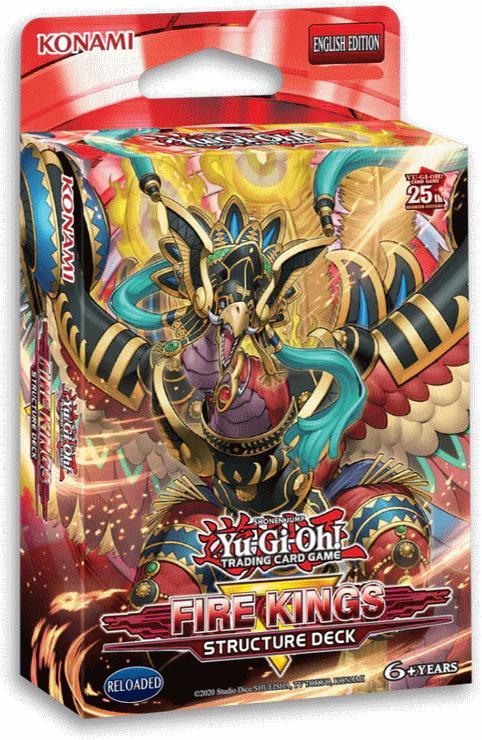 Yu-Gi-Oh! - Revamped Fire Kings Structure Deck (Reprint) |, Hobby en Vrije tijd, Verzamelkaartspellen | Yu-gi-Oh!, Nieuw, Verzenden