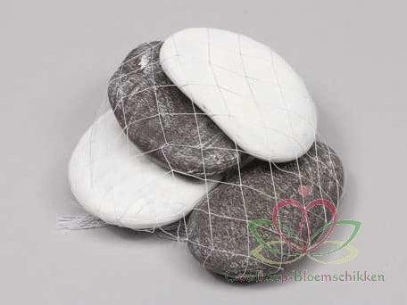 Riviersteen Groot Brown/White Stenen 1000 gram, Hobby en Vrije tijd, Knutselen, Nieuw, Ophalen of Verzenden