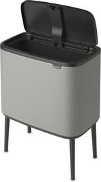 Brabantia Bo Touch Bin Prullenbak - 36 liter - Mineral, Verzenden, Zo goed als nieuw