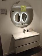 Showmodel badmeubel 100cm met ronde spiegel - 0014, Ophalen, Nieuw, Wastafelkast