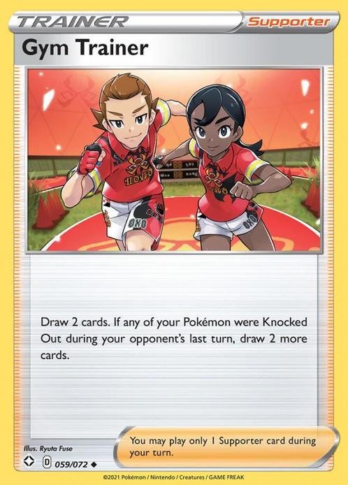 Gym Trainer 059/072 shining fates, Hobby en Vrije tijd, Verzamelkaartspellen | Pokémon, Losse kaart, Nieuw, Foil, Ophalen of Verzenden