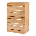 Hängeschrank Epind 50x33x20 cm Bambus Natur [en.casa], Verzenden, Nieuw