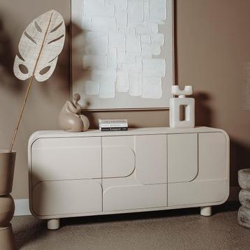 *WOONWINKEL* Tower Living Alviano Beige Dressoir Organisch 1 beschikbaar voor biedingen
