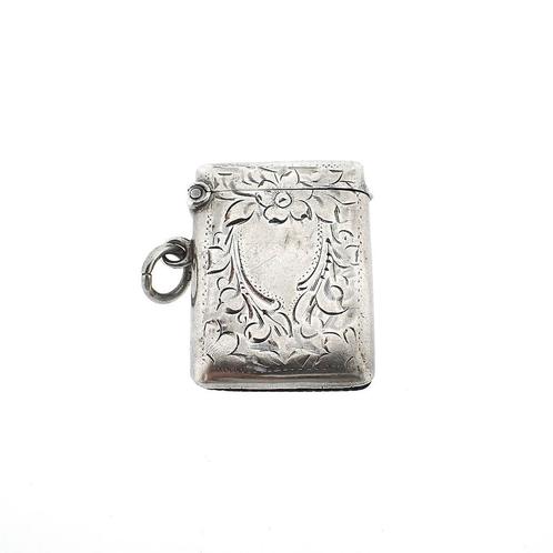 Zilveren luciferdoosje/tondeldoosje | Antiek (Collectibles), Antiek en Kunst, Antiek | Goud en Zilver, Zilver, Ophalen of Verzenden