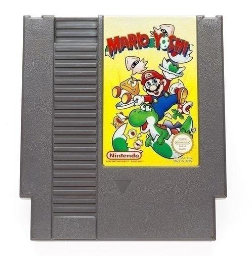 Mario & Yoshi [Nintendo NES], Spelcomputers en Games, Games | Nintendo NES, Zo goed als nieuw, Ophalen of Verzenden