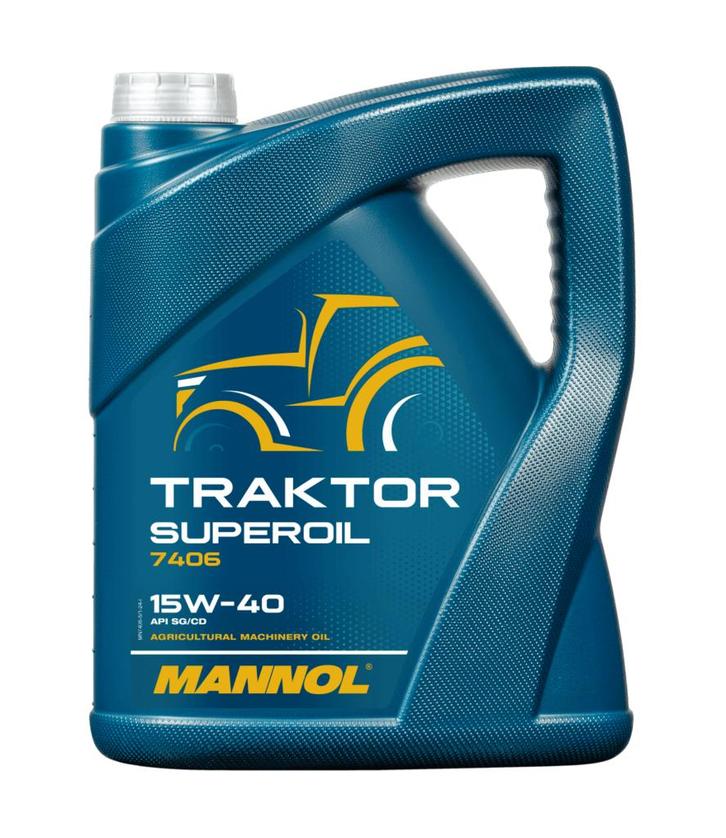 Mannol Traktor Superoil 15W40 - Minerale Olie Landbouw - 5 L, Auto diversen, Onderhoudsmiddelen, Verzenden