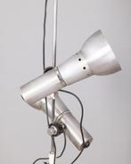 Staande lamp - Metaal - Gechromateerde metalen en witte, Antiek en Kunst, Kunst | Designobjecten
