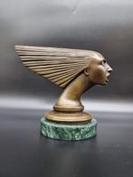 Beeld, Bronze -Spirit of the Wind- Car Mascot - 16.5 cm -