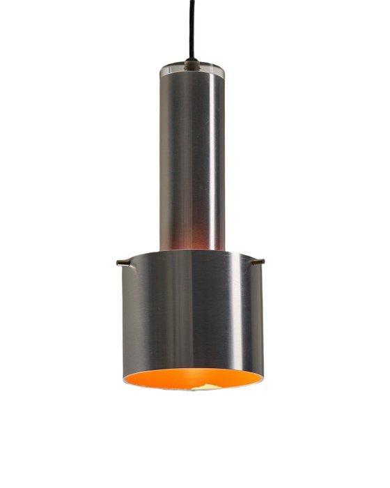 Plafondlamp - Aluminium, Perspex, Metaal - met oranje, Antiek en Kunst, Antiek | Lampen