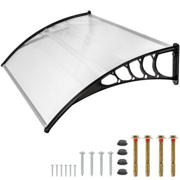 Overkapping balkon - 120x80x27 cm - polycarbonaat - inclu...