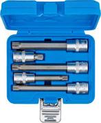 Bgs Technic Bit doppenset 12,5 mm (1/2) drive Spline 5 delig, Verzenden, Nieuw