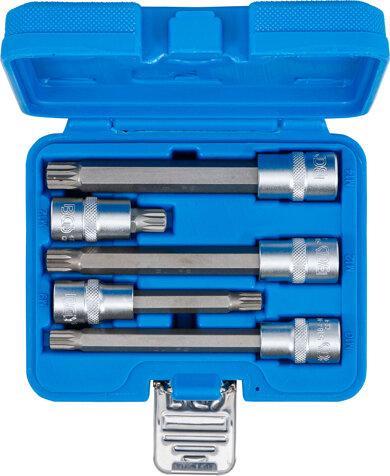 Bgs Technic Bit doppenset 12,5 mm (1/2) drive Spline 5 delig, Auto diversen, Autogereedschap, Verzenden