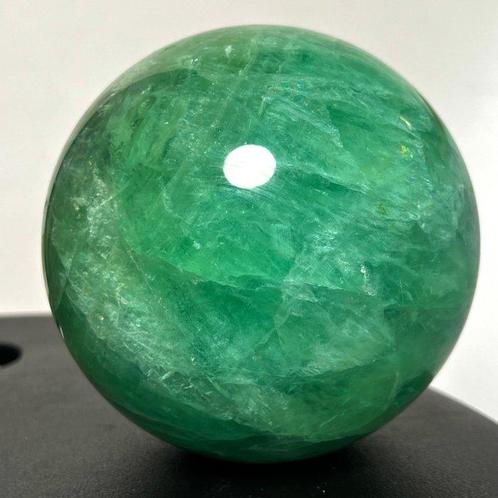 Fluoriet Fine polished Large AAA green fluorite sphere -, Verzamelen, Mineralen en Fossielen
