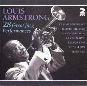 cd - Louis Armstrong - 28 Great Jazz Performances, Cd's en Dvd's, Cd's | Overige Cd's, Zo goed als nieuw, Verzenden