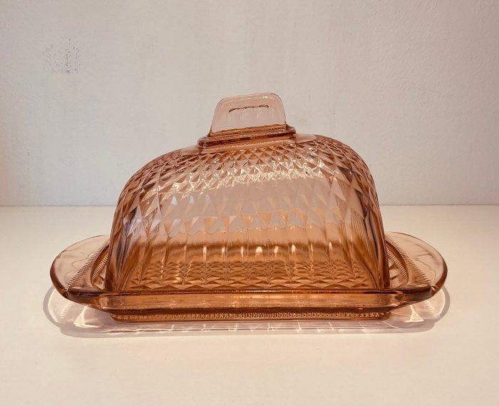 Boterschotel - kaasstolp - Glas, Antiek en Kunst, Antiek | Keukenbenodigdheden