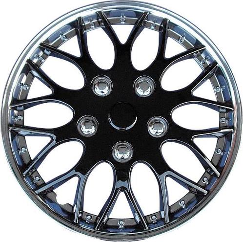 Wieldoppen  Missouri 16-inch chroom/zwart, Auto diversen, Wieldoppen, Verzenden
