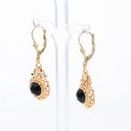 Oorbellen - 14 karaat Geel goud - Granaat, Sieraden, Tassen en Uiterlijk, Oorbellen, Nieuw