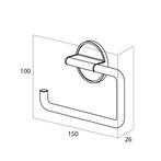 Toiletrolhouder Tiger Tune Messing Geborsteld / Zwart, Ophalen of Verzenden, Nieuw