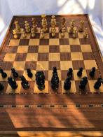 Schaakspel - Pions Regence chevaux yeux de verre - Hout