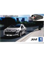 2008 PEUGEOT 308 INSTRUCTIEBOEKJE NEDERLANDS, Auto diversen, Handleidingen en Instructieboekjes